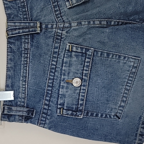 Union Bay Faded Blue Jean Shorts Juniors Size 0 26W - Picture 6 of 10